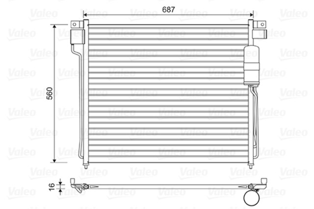 KONDENSER NISSAN PATHFINDER - NAVARA NP300