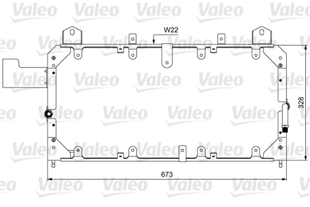 KONDENSER LANDROVER DISCOVERY.RANGEROVER