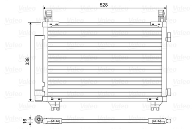 KONDENSER TOYOTA YARIS
