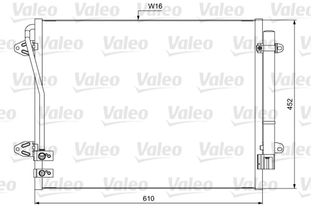KONDENSER VOLKSWAGEN PASSAT
