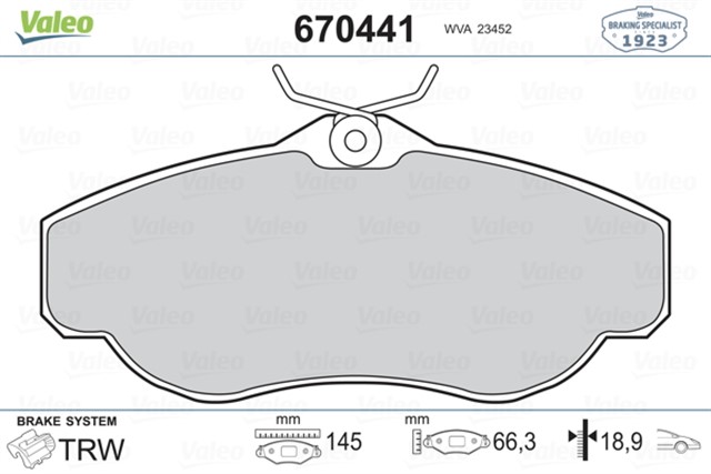 ON BALATA RANGEROVER 2.5D 2.5TDI 4.0 V8 - 4.6 1992 - 2002 DISCOVERY 2.5 TD5 4.0 1998 - 2004