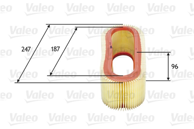 HAVA FILTRESI FORD TRANSIT 86 2.5 D