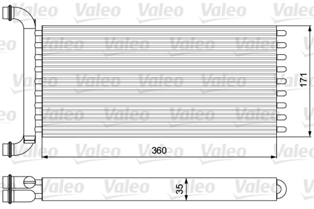 KALORIFER RADYATORU MERCEDES SPRINTER B906 . VW CRAFTER 30 - 35 - 50