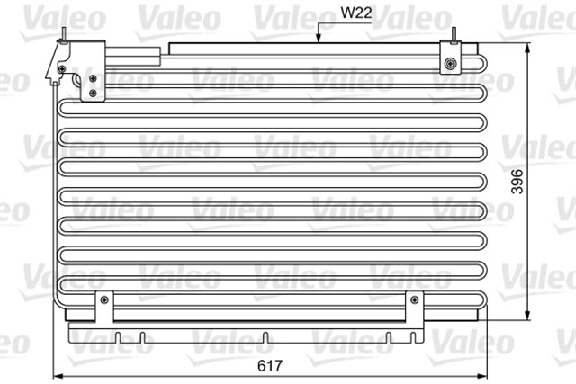 KONDENSER VOLVO 940 - 960