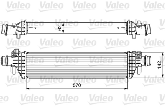 TURBO RADYATORU INTERCOOL MOKKA 12 - 1.6 1.7 A - B - D16DTH - DTN - DTU - A17DTS