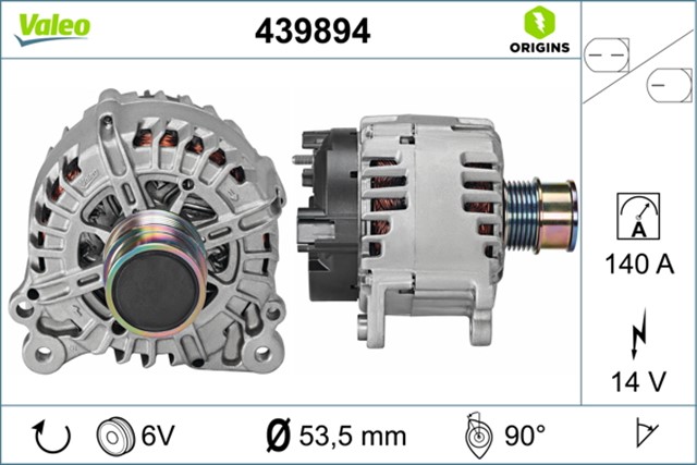 ALTERNATOR VW GOLF VII - POLO - AUDI A3 - SKODA LEON TSI ALTERNATOR BINEK