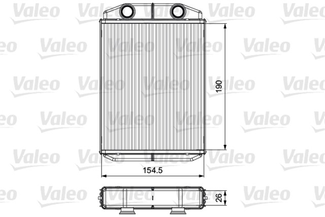 KALORIFER RADYATORU DACIA DOKKER 12 LODGY 12 1.2 TCE 1.3 TCE 1.5DCI 1.6