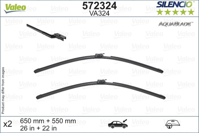 SILECEK SUPURGESI TAKIMI 650MM / 550MM MERCEDES SL - CLASS R231 12 ISITMALI
