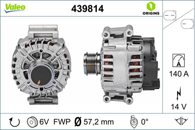 ALTERNATOR VW GOLF - SCIROCCO - SEAT LEON ALTERNATOR BINEK