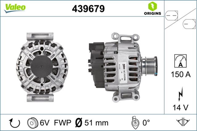 ALTERNATOR MERCEDES C - E M271 ALTERNATOR BINEK