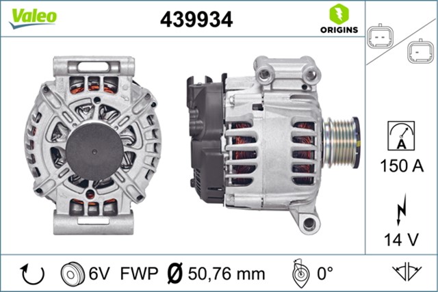 ALTERNATOR CITROEN C4 - PEUGEOT 308 1.6 L ALTERNATOR BINEK