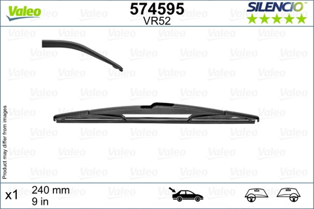 VALEO SILENCIO AQUABLADE FLAT BLADE VR300 X1 300 MM ARKA P5008 - MEGANE IV - TALISMAN ESTATE