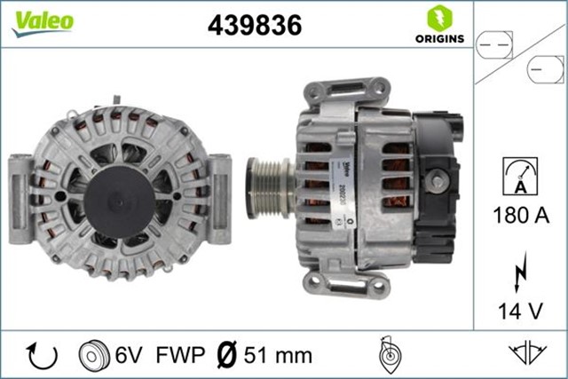 ALTERNATOR MERCEDES OM651