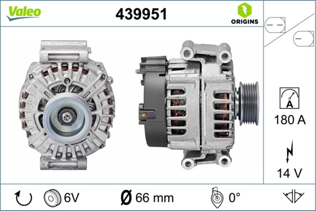 ALTERNATOR VW GROUP 06E903024HX