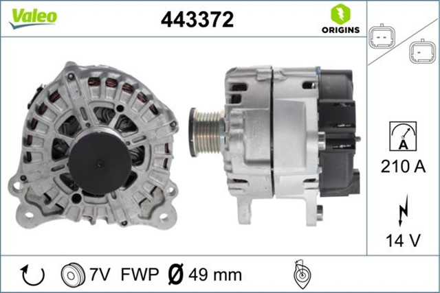 ALTERNATOR RENAULT - NISSAN 231004470R - 8200960536 - 7711368888
