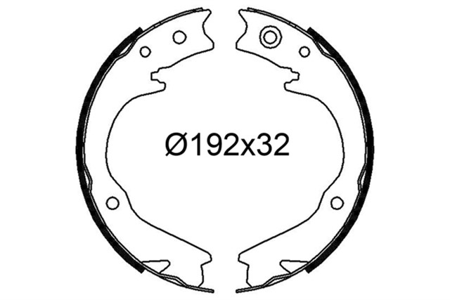 PABUCLU FREN BALATASI SUBARU IMPREZA II SVX