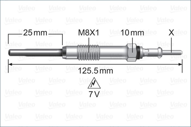KIZDIRMA BUJISI LANDROVER DISCOVERY 09 RANGEROVER 10 P407 - C5 - C6 09 JAGUAR XF - XJ 3.0D BOSCH 0250603005