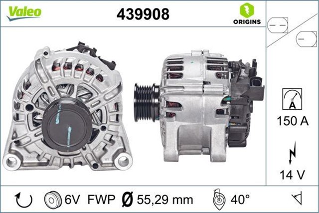 ALTERNATOR FORD TDCI 150 A