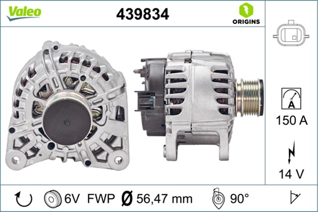 ALTERNATOR ORIGINS RENAULT - NISSAN 1.5 DCI
