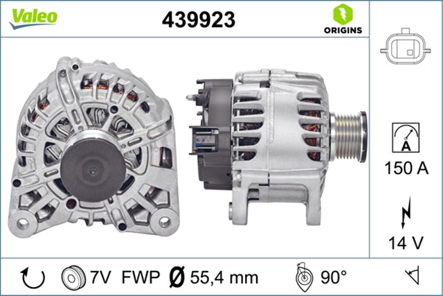 ALTERNATOR ORIGINS RENAULT - NISSAN 1.6 DCI