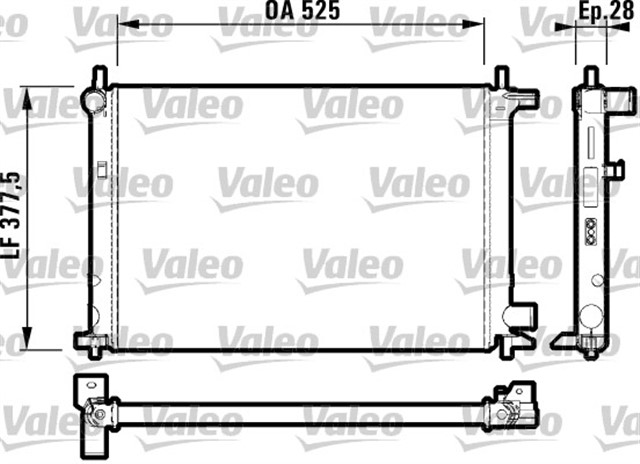 RADYATOR FORD FIESTA