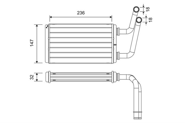 KALORIFER RADYATORU RENAULT MASTER II