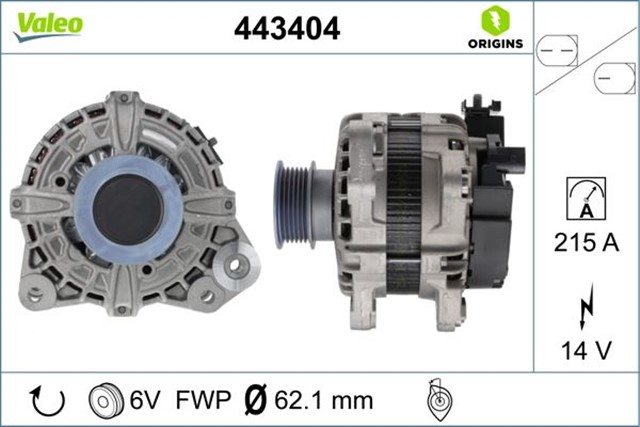 ALTERNATOR VOLVO 2.0 TI
