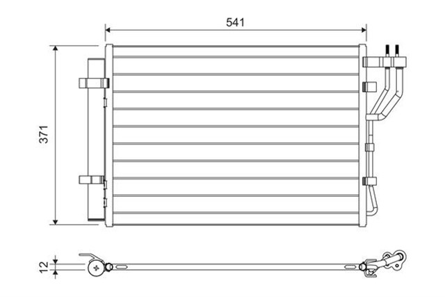 KONDENSER HYUNDAI IX20