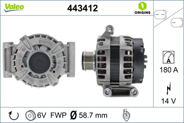 ALTERNATOR PSA GROUP 2.2 HDI