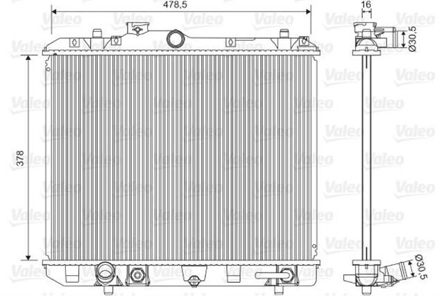 RADYATOR SUZUKI SPLASH 1.2 I