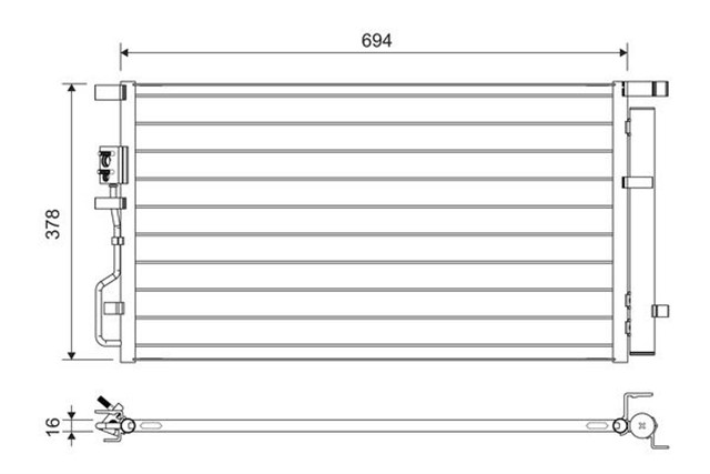 KONDENSER KIA SPORTAGE IV