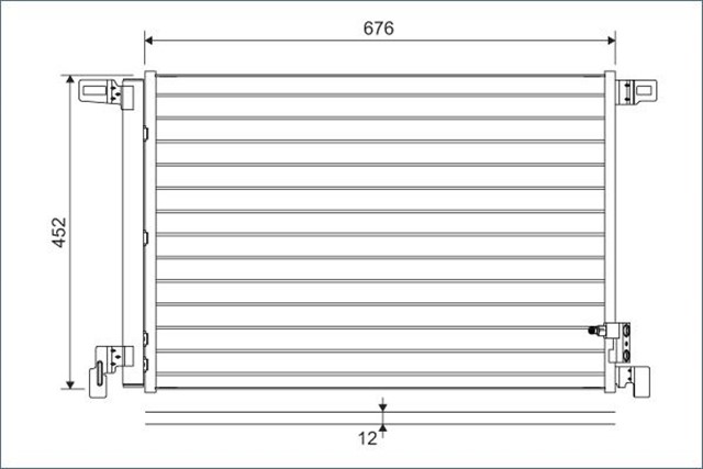 KONDENSER AUDI Q7 II