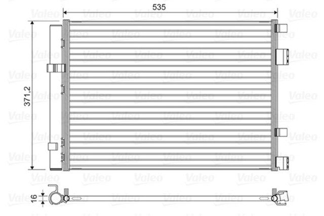 KONDENSER KIA RIO III
