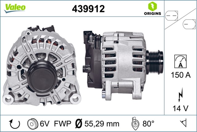 ALTERNATOR FIESTA VI. FOCUS III C30. S40