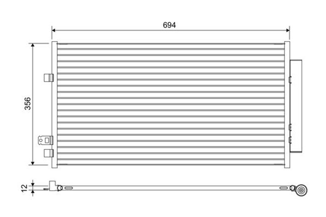 KONDENSER FIAT JEEP 500X RENEGADE SUV