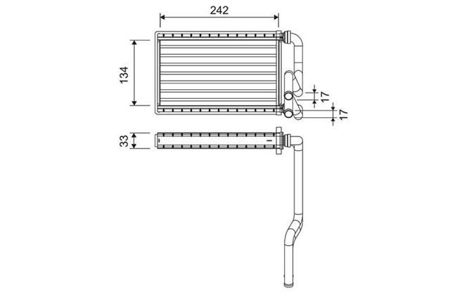 KALORIFER RADYATORU HONDA CIVIC VIII