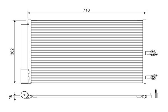 KONDENSER VOLVO XC90 II