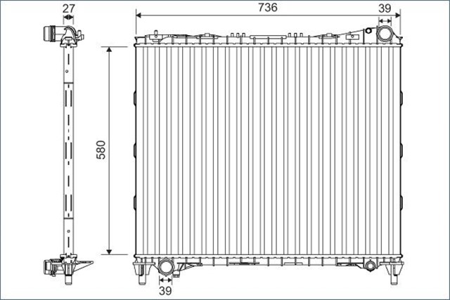MOTOR SU RADYATORU 3.0 SDV6 5.0 SCV8 RANGE ROVER 4 VOGUE L405 RANGE ROVER SPORT 2 L494