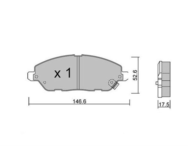 FREN BALATASI MAHINDRA XYLO 2009