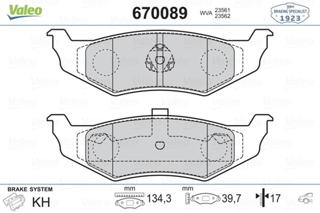 FREN BALATASI CHRYSLER SEBRING