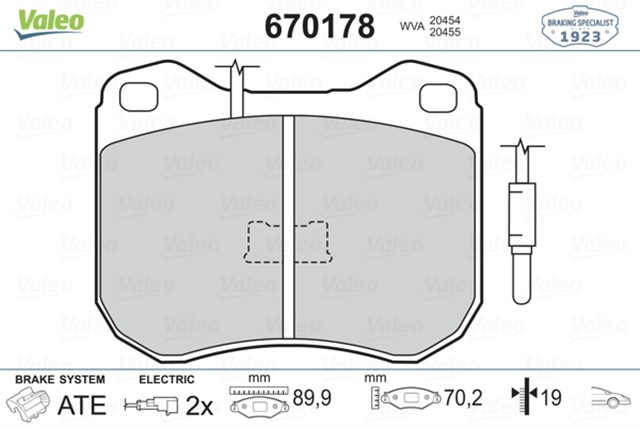 FREN BALATASI PEUGEOT 505