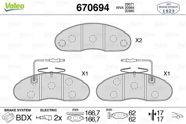 FREN BALATASI RENAULT MASTER 1980