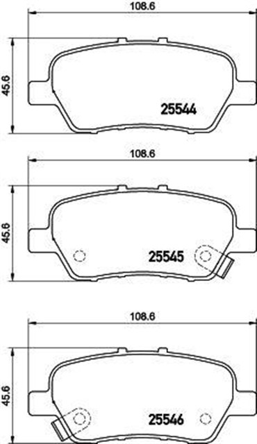 FREN BALATASI HONDA ODYSSEY 2005 - 2009