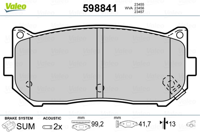 FREN BALATASI PERF KIA CARENS II RR