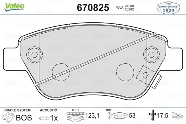 ON BALATA CORSA D KUCUK TIP 1.0 - 1.2 - 1.3 CDTI - 1.4 07/06 10 DOBLO 03 PANDA 04