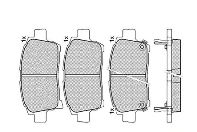 X 598737 DISK FREN BALATASI ON ASCENT 2001 - 2003 - CELICA 1999 - 2005 - COROLLA 2002 - 2007 - ECHO 03 - 05 FTE KIRMIZI KUTU