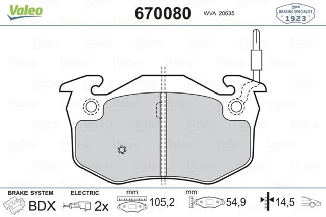 ON BALATA FISLI TWNGO 1.2 96 R5 72 - 95 FTE KIRMIZI KUTU