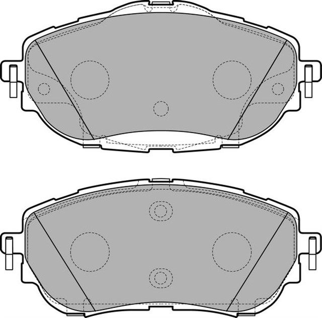 ON BALATA AURIS NZE18 - ZRE18 - COROLLA SEDAN 1.6 VVTI - 1.33 - 1.6 - 1.8 VVTI - 1.4 D4D 12 FTE KIRMIZI KUTU