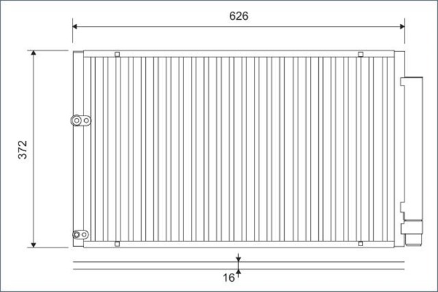 KONDENSER TOYOTA PRIUS