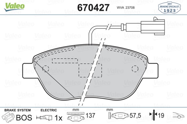 FREN BALATASI FIAT DOBLO CARGO III